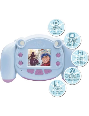 APN enfants La Reine des Neiges avec fonction photo et vidéo – LEXIBOOK (Appareil Photo Enfant) | STORE PRO SHOP 