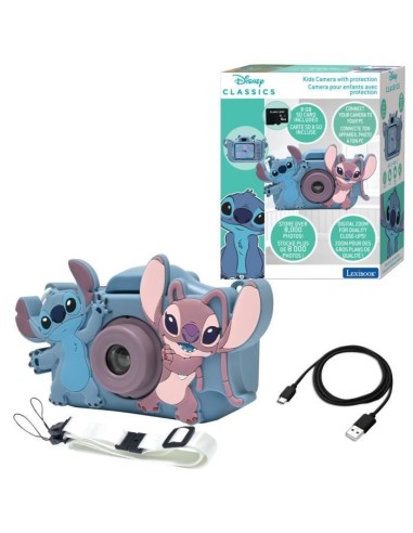 Camera pour enfants avec protection Stitch – LEXIBOOK (Appareil Photo Enfant) | STORE PRO SHOP 