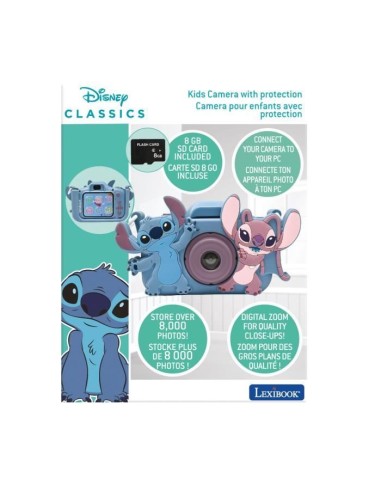 Camera pour enfants avec protection Stitch – LEXIBOOK (Appareil Photo Enfant) | STORE PRO SHOP 
