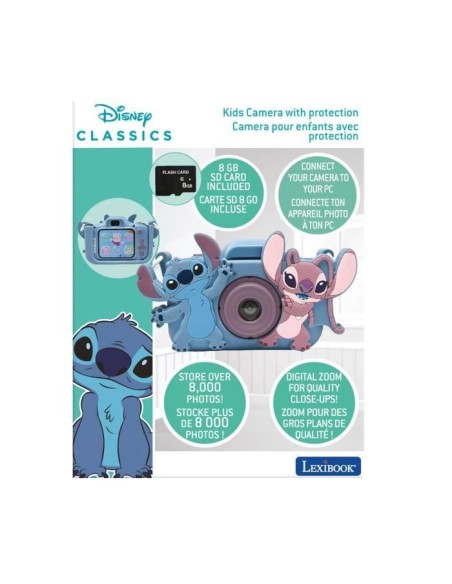 Camera pour enfants avec protection Stitch – LEXIBOOK (Appareil Photo Enfant) | STORE PRO SHOP 