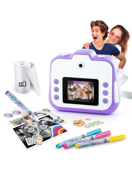 Canal Toys - Creator - Appareil Photo Instantané - Violet - CLK 056 – CANAL TOYS (Appareil Photo Enfant) | STORE PRO SHOP 