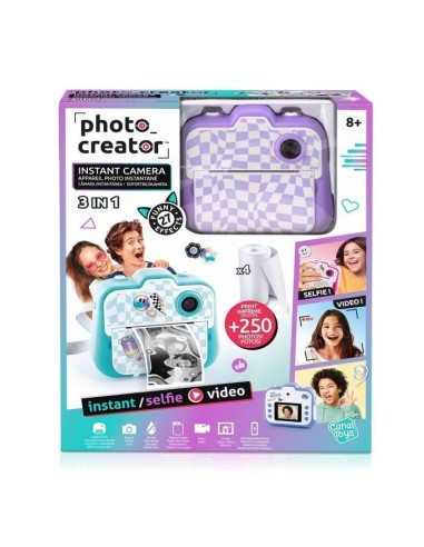 Canal Toys - Creator - Appareil Photo Instantané - Violet - CLK 056 – CANAL TOYS (Appareil Photo Enfant) | STORE PRO SHOP 