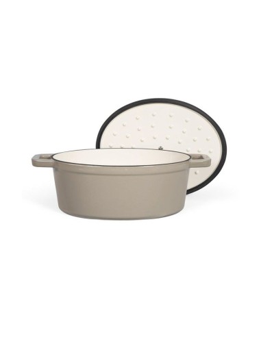 Cocotte ovale - LIVOO - MEP129G - 4,5 L - Fonte émaillée - Couvercle avec picots - Tous feux - 29 x 22 cm – LIVOO (Cocotte) | STORE PRO SHOP 