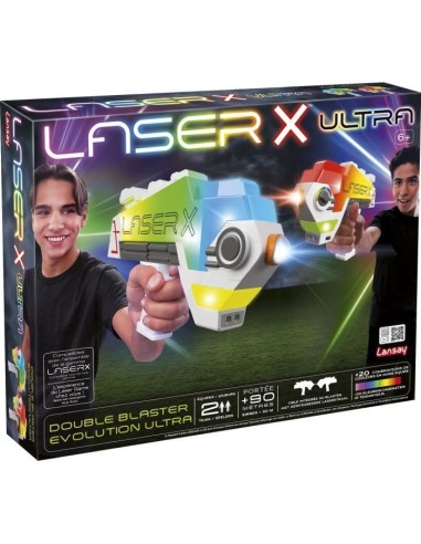 Jeu laser - LANSAY - 87552 - Laser X - Double Blaster Evolution Ultra – LANSAY (Arme Fictive - Baton - Epee - Baguette) | STORE PRO SHOP 