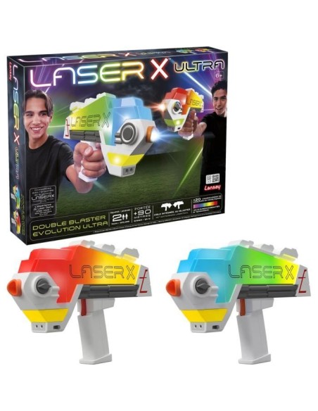 Jeu laser - LANSAY - 87552 - Laser X - Double Blaster Evolution Ultra – LANSAY (Arme Fictive - Baton - Epee - Baguette) | STORE PRO SHOP 