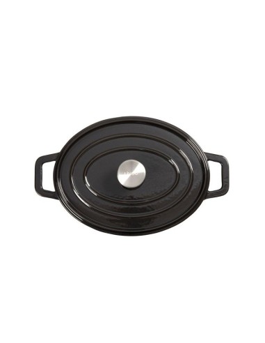 Cocotte ovale - LIVOO - MEP129N - 4,5 L - Fonte émaillée - Couvercle avec picots - Tous feux - 29 x 22 cm – LIVOO (Cocotte) | STORE PRO SHOP 