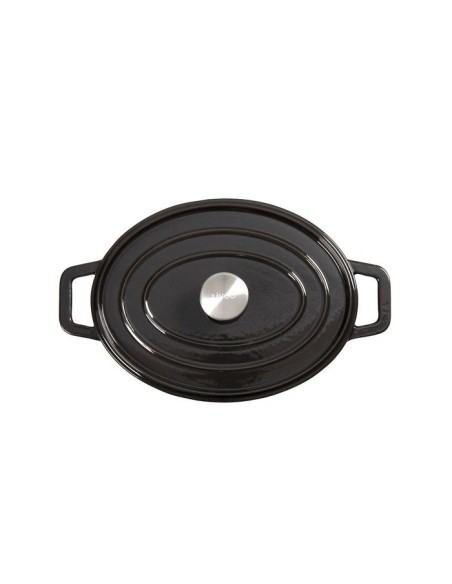 Cocotte ovale - LIVOO - MEP129N - 4,5 L - Fonte émaillée - Couvercle avec picots - Tous feux - 29 x 22 cm – LIVOO (Cocotte) | STORE PRO SHOP 