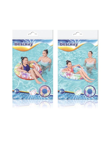 Bouée gonflable Bestway Ø 91 cm Multicouleur – BESTWAY (Bouee - Brassard - Flotteur - Gonflable De Securite Enf) | STORE PRO SHOP 