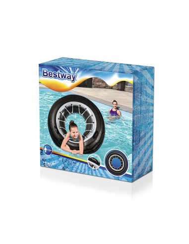 Roue gonflable Bestway Noir Ø 119 cm – BESTWAY (Bouee - Brassard - Flotteur - Gonflable De Securite Enf) | STORE PRO SHOP 