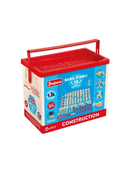 JEUJURA Baril établi - 70 pieces pour bricoler – JEUJURA (Bricolage - Etabli - Outil) | STORE PRO SHOP 