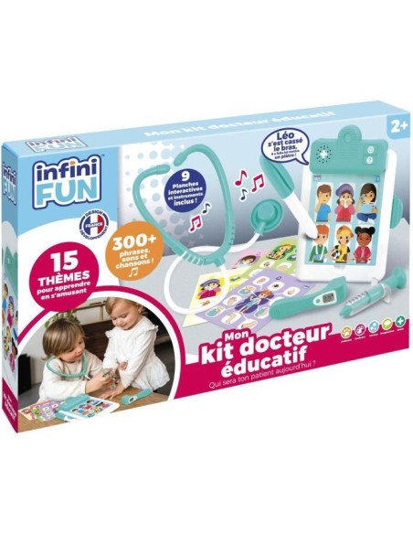Kit Docteur - KD - Mon Kit Docteur Éducatif - Plus de 300 phrases et 15 themes éducatifs des 2 ans – AUCUNE (Bricolage - Etabli - Outil) | STORE PRO SHOP 