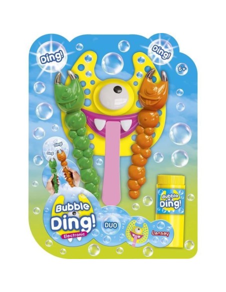 Jeu bulles de savon - LANSAY - 25640 - Bulles Party - Bubble Ding Duo Electronic – LANSAY (Bulles De Savon) | STORE PRO SHOP 