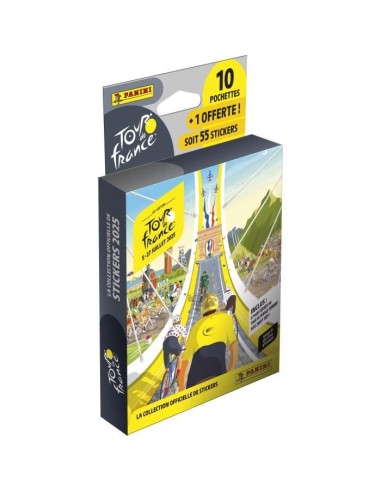 Blister - PANINI - TOUR DE FRANCE 2025 - 10 pochettes  1 offerte - 55 stickers – PANINI (Carte A Collectionner - Porte-carte A Collectionner - C) | STORE PRO SHOP 