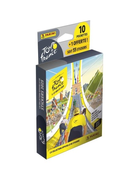 Blister - PANINI - TOUR DE FRANCE 2025 - 10 pochettes  1 offerte - 55 stickers – PANINI (Carte A Collectionner - Porte-carte A Collectionner - C) | STORE PRO SHOP 