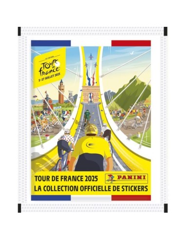Blister - PANINI - TOUR DE FRANCE 2025 - 10 pochettes  1 offerte - 55 stickers – PANINI (Carte A Collectionner - Porte-carte A Collectionner - C) | STORE PRO SHOP 