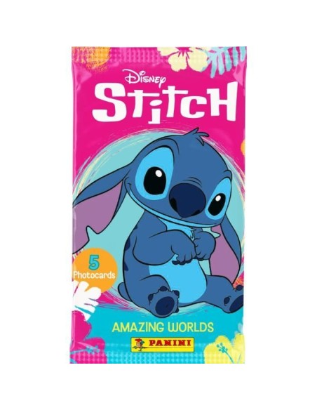 Blister - PANINI - STITCH PHOTOCARDS - 4 pochettes  1 offerte - 25 cartes – PANINI (Carte A Collectionner - Porte-carte A Collectionner - C) | STORE PRO SHOP 