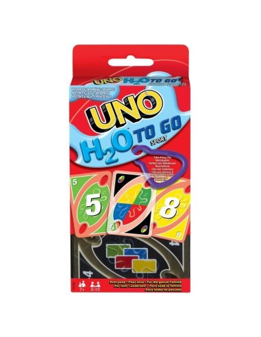 Mattel Games - UNO H20 TO GO - Uno Sport Jeu De Cartes - Jeu De Cartes Famille - 7 Ans Et  - P1703 - Jeux de cartes mattel uno – MATTEL (Carte De Jeu - Porte-carte De Jeu -cahier Range-carte D) | STORE PRO SHOP 
