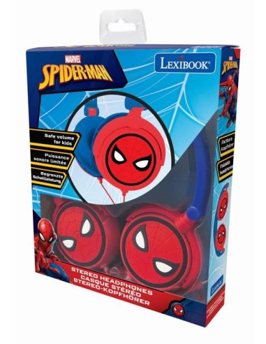 Casque stéréo filaire pliable SpiderMan – LEXIBOOK (Casque Audio Enfant) | STORE PRO SHOP 