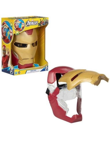 Masque électronique d'Iron Man a visiere mobile, avec effets lumineux, Pour enfnant pour se déguiser comme son héros préféré,  – HASBRO (Chapeau - Perruque - Couvre Chef - Accessoire De Tete) | STORE PRO SHOP 