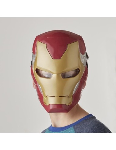 Masque électronique d'Iron Man a visiere mobile, avec effets lumineux, Pour enfnant pour se déguiser comme son héros préféré,  – HASBRO (Chapeau - Perruque - Couvre Chef - Accessoire De Tete) | STORE PRO SHOP 