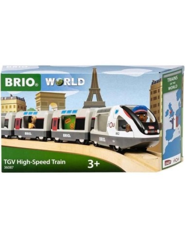 Train TGV INOUI SNCF - BRIO - Circuit en bois - des 3 ans - 36087 – BRIO (Circuit Miniature) | STORE PRO SHOP 