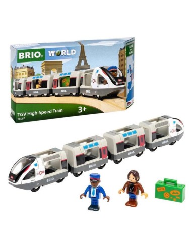 Train TGV INOUI SNCF - BRIO - Circuit en bois - des 3 ans - 36087 – BRIO (Circuit Miniature) | STORE PRO SHOP 