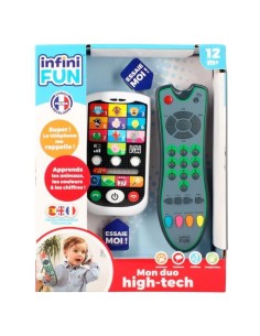 Téléphone et Télécommande - KD - Mon Duo High-Tech - Apprentissage des animaux, chiffres et couleurs