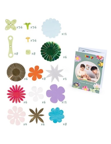 Smoby - Loisirs créatif - Set de création fleurs objets décoratifs - 200 accessoires - Fabriqué en France – SMOBY (Commercant - Marchande) | STORE PRO SHOP 