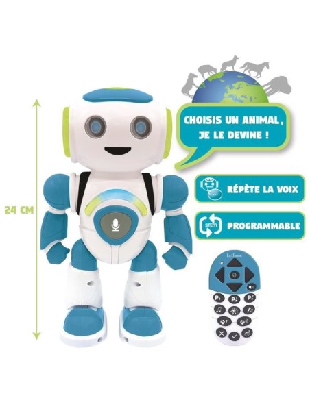 LEXIBOOK - POWERMAN Junior - Robot Éducatif Intéractif - 3 ans et  – LEXIBOOK (Console Educative) | STORE PRO SHOP 