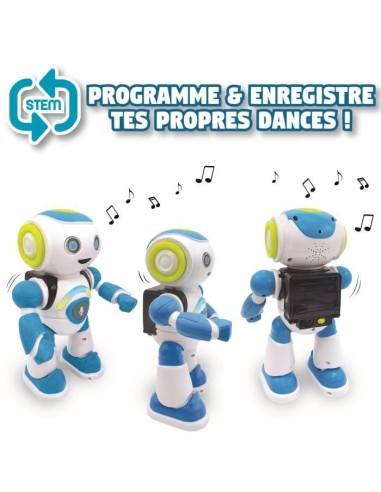 LEXIBOOK - POWERMAN Junior - Robot Éducatif Intéractif - 3 ans et  – LEXIBOOK (Console Educative) | STORE PRO SHOP 