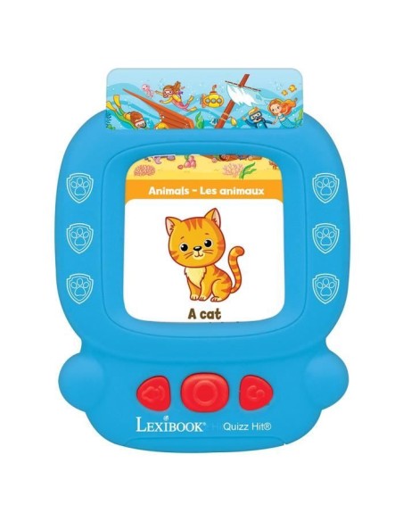 Mon lecteur de cartes interactif bilingue La Pat' Patrouille – LEXIBOOK (Console Educative) | STORE PRO SHOP 