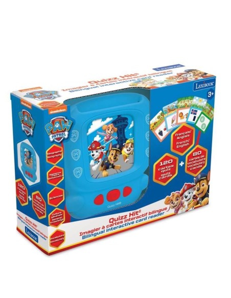 Mon lecteur de cartes interactif bilingue La Pat' Patrouille – LEXIBOOK (Console Educative) | STORE PRO SHOP 