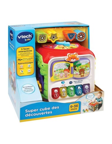 VTECH Super Cube des Découvertes – VTECH BABY (Cube Eveil) | STORE PRO SHOP 