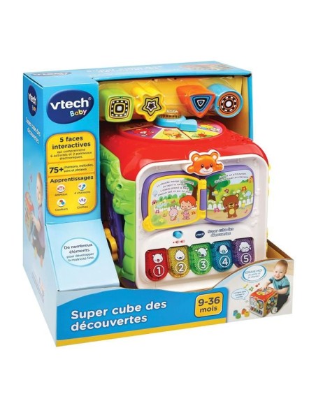 VTECH Super Cube des Découvertes – VTECH BABY (Cube Eveil) | STORE PRO SHOP 