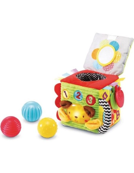 Jouet d'éveil sensoriel VTECH BABY - Cube interactif tout doux en tissu - Mixte - Des 3 mois – VTECH BABY (Cube Eveil) | STORE PRO SHOP 