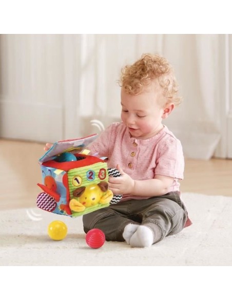 Jouet d'éveil sensoriel VTECH BABY - Cube interactif tout doux en tissu - Mixte - Des 3 mois – VTECH BABY (Cube Eveil) | STORE PRO SHOP 