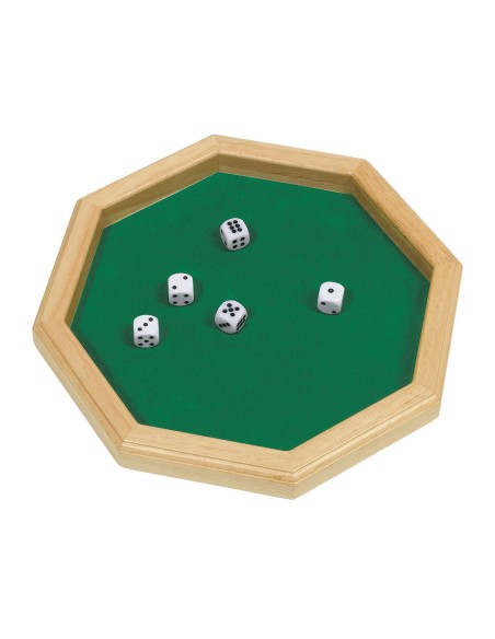 Piste de dés en bois avec dés inclus – GOKI (Des - Jeu De Des) | STORE PRO SHOP 