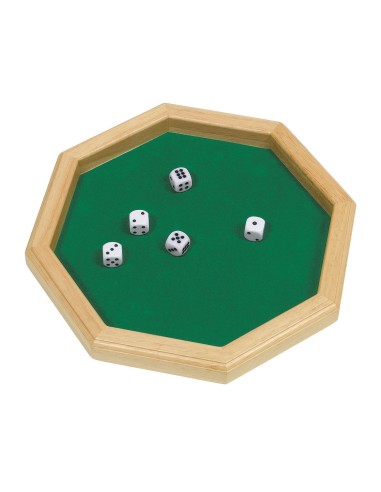 Piste de dés en bois avec dés inclus – GOKI (Des - Jeu De Des) | STORE PRO SHOP 
