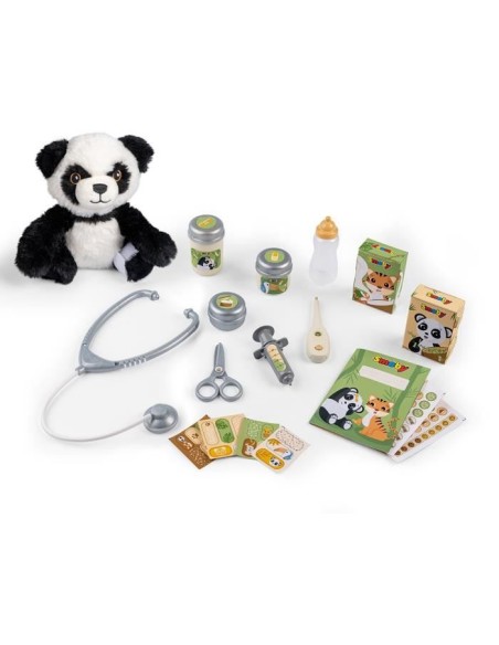 Smoby - Centre Vétérinaire Zoo - 1 peluche Panda - Nombreux accessoires et fonctions – SMOBY (Docteur - Infirmiere - Veterinaire) | STORE PRO SHOP 