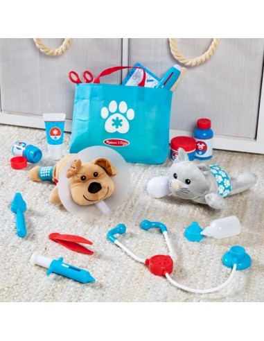 Coffret Vétérinaire - Mélissa  Doug – MELISSA & DOUG (Docteur - Infirmiere - Veterinaire) | STORE PRO SHOP 
