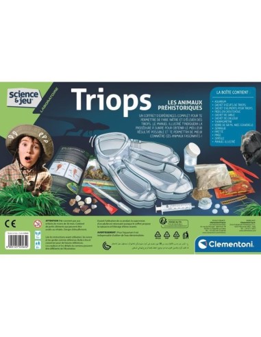Clementoni - Science  Jeu - Triops – CLEMENTONI (Etude Histoire - Etude Geographie - Etude Archeologie) | STORE PRO SHOP 