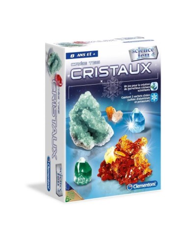 CLEMENTONI Crée des cristaux – CLEMENTONI (Experience Scientifique - Experience Physique-chimie) | STORE PRO SHOP 
