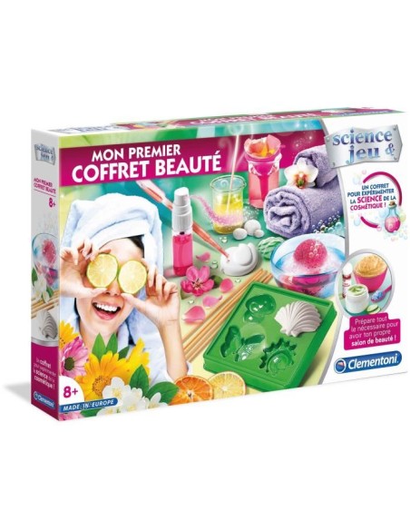 CLEMENTONI Science  Jeu -Mon premier coffret Beauté - Jeu scientifique – CLEMENTONI (Experience Scientifique - Experience Physique-chimie) | STORE PRO SHOP 