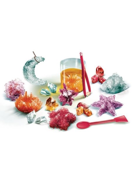CLEMENTONI Science  Jeu -  Crée tes cristaux - Jeu scientifique – CLEMENTONI (Experience Scientifique - Experience Physique-chimie) | STORE PRO SHOP 