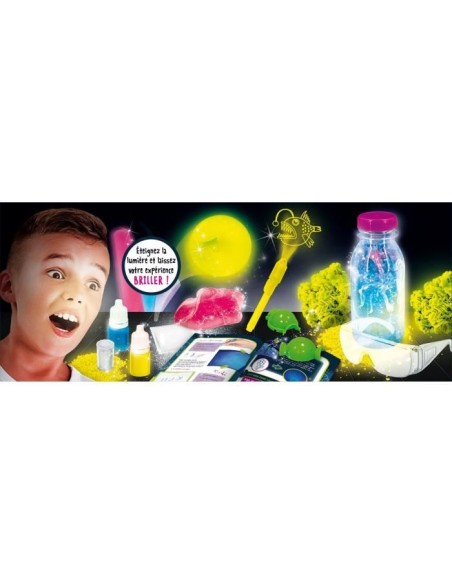 Génius Science - jeu scientifique - la science phosphorescente - LISCIANI – LISCIANI GIOCHI (Experience Scientifique - Experience Physique-chimie) | STORE PRO SHOP 