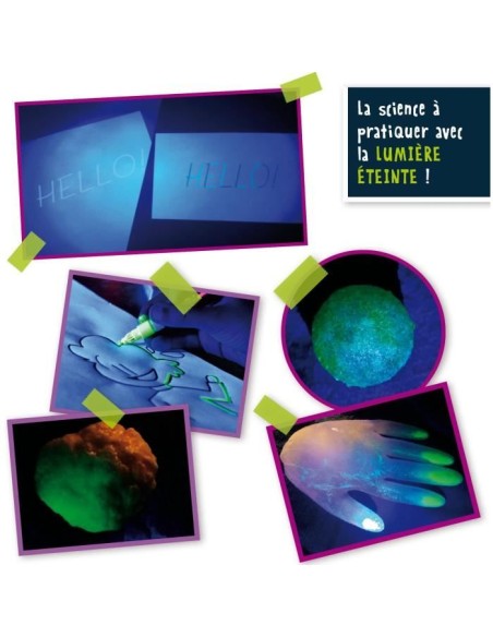 Génius Science - jeu scientifique - la science phosphorescente - LISCIANI – LISCIANI GIOCHI (Experience Scientifique - Experience Physique-chimie) | STORE PRO SHOP 
