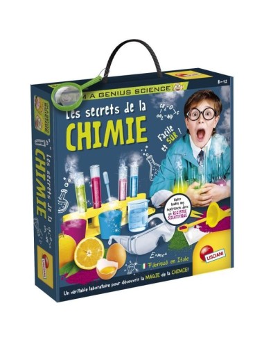 Laboratoire scientifique pour enfants - LISCIANI - Plus de 50 expériences amusantes – LISCIANI GIOCHI (Experience Scientifique - Experience Physique-chimie) | STORE PRO SHOP 