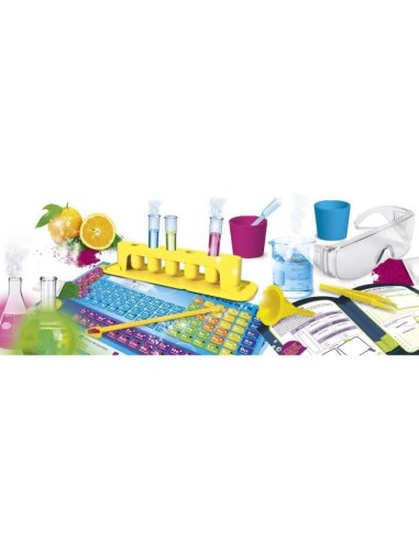 Laboratoire scientifique pour enfants - LISCIANI - Plus de 50 expériences amusantes – LISCIANI GIOCHI (Experience Scientifique - Experience Physique-chimie) | STORE PRO SHOP 