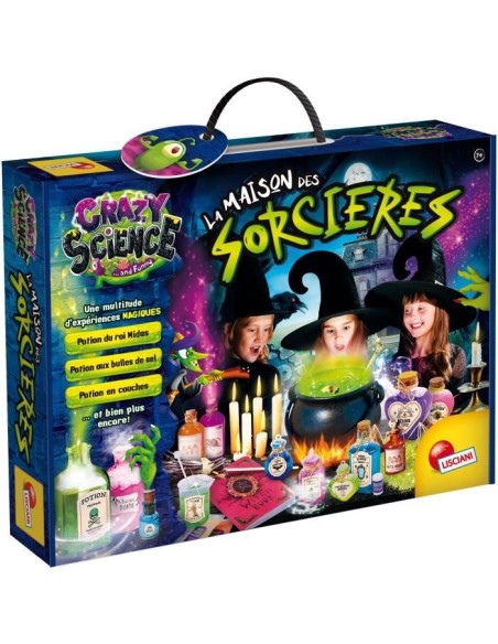 Kit de laboratoire pour potions magiques - LISCIANI - Découvrez les secrets des sorcieres – LISCIANI GIOCHI (Experience Scientifique - Experience Physique-chimie) | STORE PRO SHOP 