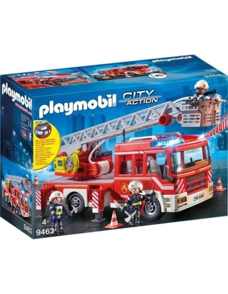 PLAYMOBIL 9463 - City Action - Camion de pompiers avec échelle pivotante - Nouveauté 2019 – PLAYMOBIL (Figurine Miniature - Personnage Miniature) | STORE PRO SHOP 